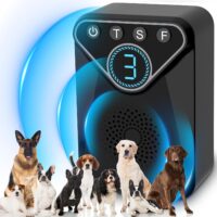 1500 mAh Rechargeable Anti Barking Device for Dogs Indoor Up to 50 Ft Range, 9 Modes Dog Bark Deterrent Devices Dog Training & Behavior Aids, Bark Box Dog Barking Control Devices Safe for Humans, Dogs