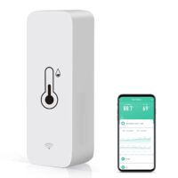 3-Pack WiFi Temperature Humidity Sensor: Indoor Thermometer Hygrometer with App Alert, Free Data Storage Export, Smart Temperature Humidity Monitor for Home Pet Greenhouse, Compatible with Alexa