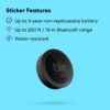 Tile Sticker 1-Pack. Small Bluetooth Tracker, Remote Finder and Item Locator, Pets and More; Up to 250 ft. Range. Water-Resistant. Phone Finder. iOS and Android Compatible, Black - Image 6