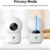 AOSU 2K Security Camera Indoor, Baby Monitor Pet Camera 360-Degree for Home Security,Camera with 5/2.4 GHz Wi-Fi Router, One-Touch Call, Smart Motion Tracking, IR Night Vision, Compatible with Alexa - Image 5