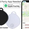 Unlimited Range GPS Tracking Device Item Locator for Car, Purse, Pet, Key Work with Apple Findmy No 3rd App Needed (Black) - Image 4