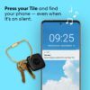 Tile Mate 1-Pack. Black. Bluetooth Tracker, Keys Finder and Item Locator for Keys, Bags and More; Up to 250 ft. Range. Water-Resistant. Phone Finder. iOS and Android Compatible. - Image 5