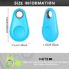 8 Pack Key Finder Locator Anti Lost GPS Tracker Wireless Anti Lost Alarm Sensor Device Finder Mini Pet GPS Tracker for Locating Phone Keys Wallets Luggage Item Finder, 5 Colors - Image 2