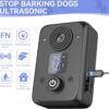 Anti Barking Device - Rechargeable Bark Box, 3 Adjustable Levels, Bark Box for Barking Dogs, Stop Dog Barking Device, Safe Dog Bark Training Device for Outdoor Ultrasonic Dog Deterrent Black 25KHZ - Image 2