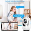 2K Pan/Tilt Security Camera, WiFi Indoor Camera for Home Security with AI Motion Detection, Baby/Pet Camera with Phone App, Color Night Vision, 2-Way Audio, 24/7, Siren, TF/Cloud Storage - Image 6