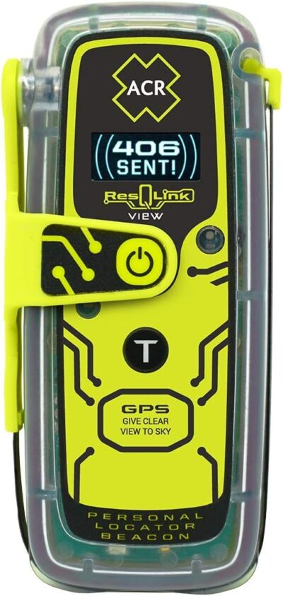 ACR ResQLink View - Buoyant Personal Locator Beacon with GPS for Hiking, Boating and All Outdoor Adventures (Model PLB 425) ACR 2922