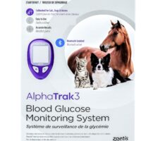 AlphaTrak 3, 8 Piece Pet Blood Glucose Monitoring Kit for Diabetic Cats, Dogs, and Horses All-in-One Solution for in-Clinic Or at Home, with Digital Results