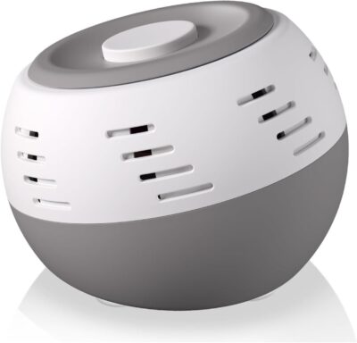 BABELIO White Noise Machine with Real Fan Inside, Ergonomics Design for Easy Control, Sound Machine for Sleeping for Baby & Adults, Adjustable Tone, Memory Function