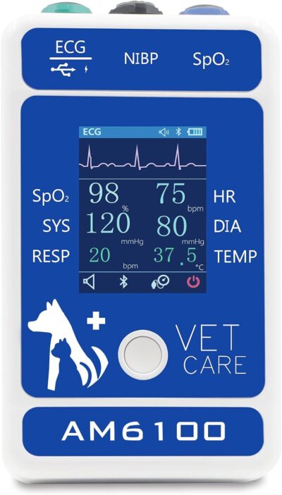 BERRY Veterinary Monitor for Pet,Data storage, analysis, export, Monitoring 6 Parameters for Animal(include Dogs and Cats) as Clinical Equipment