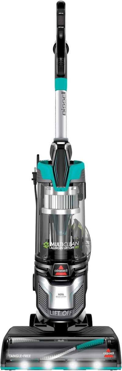 BISSELL 2998 MultiClean Allergen Lift-Off Pet Vacuum with HEPA Filter Sealed System, Lift-Off Portable Pod, LED Headlights, Specialized Pet Tools, Easy Empty,Blue/ Black