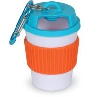 Brightkins Let's Go Coffee Cup Treat Holder - Treat Dispenser for Dogs, Dog Travel Accessories