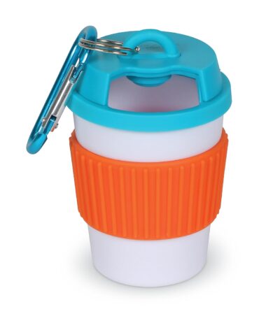 Brightkins Let's Go Coffee Cup Treat Holder - Treat Dispenser for Dogs, Dog Travel Accessories