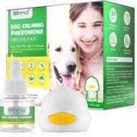 Calming Diffuser for Dogs, Dog Calming Pheromone Diffuser Kit to Relieve Separation Anxiety, Stress Barking and Chewing, and The Fear of Fireworks and Thunderstorms (30 Day)