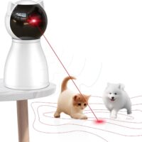 Cat Toys [2023 Newly Upgraded] Real Random Trajectory Rechargeable Motion Activated Cat Laser Toy Automatic,Interactive Cat Toys for Indoor Cats/Kitten/Dogs