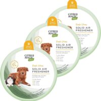 Citrus Magic Pet Odor Absorbing Solid Air Freshener for Home, Air Purifier, Fresh Citrus, Must have Pet Supplies, 8 Oz (Pack of 3)