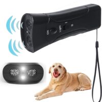 Dog Bark Deterrent Devices，Dog Barking Controller，Ultrasonic Anti-Bark Training Device，Pet Training Aid Tool,Three Modes，Dual Sensors, Dual LED Lights