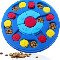 Dog Puzzle Toys Interactive Toy for Puppy IQ Stimulation &Treat Training Games Treat Dispenser for Smart Dogs, Puppy &Cats Fun Feeding (Level 1-3)…