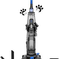 Eureka PowerSpeed Bagless Upright Vacuum Cleaner, Pet Turbo, Black