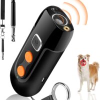 HGFLMR Ultrasonic Barking Control Devices, Bark Control Devices, Anti Bark Device, Stop Bad Dog Behavior Rechargeable Dog Training Device, 3 Different Frequency Dog Bark Training Devices.