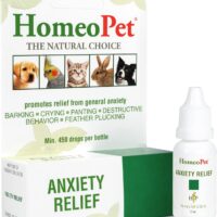 HomeoPet Anxiety Relief Medicine for Pets, Natural Anxiety Relief for Dogs and Cats, Cat and Dog Calming Medicine, 15 Milliliters