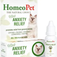 HomeoPet Feline Anxiety Relief, Stress and Anxiety Support, Safe and Natural Anxiety Supplement for Cats, 15 Milliliters