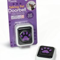 Hunger for Words Talking Pet Doorbell - 1 Piece Doorbell for Dogs, Doggie Doorbell, Perfect for Dog Potty Training, Talking Dog Buttons