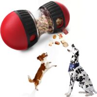 Interactive Treat Dispensing Dog Toys & Adjustable Slow Feeder Ball - Dog Puzzle Toys – Ideal Dog Enrichment Toys to Keep Them Busy - Treat Ball for Dogs