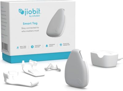 Jiobit Gen 3 - GPS Tracker for Kids, Adults, Elderly | Small, Lightweight, Water Resistant, Durable, Encrypted | Real-Time Location Sharing | Longest-Lasting Battery | Cellular, Bluetooth & WiFi (New)