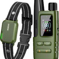 Jugbow Dog Shock Collar - 3300FT Dog Training Collar with Remote Innovative IPX7 Waterproof with 4 Training Modes, Rechargeable E-Collar for All Breeds