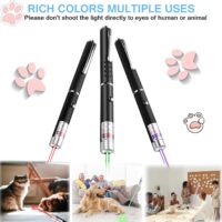 Laser Pointer for Cats, 3 Pack, Pet Kitten Dogs Laser Pen Toys Chaser Tease Cat Pointer Pen Toys for Cats Indoor Training Chaser Toys Pointer