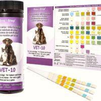 One Step Pet Urine Testing Strips, 50 x Urinalysis Parameter Tests for Dogs, Cats, Vets, Accurate Testing for Veterinarians, Detects UTI, Diabetes, Bladder, Kidney, Liver, SG, pH, Glucose