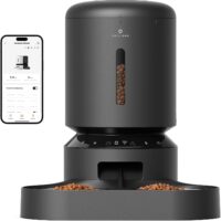 PETLIBRO Automatic Cat Feeder, WiFi Connected, Adjustable Meal Splitter, Fresh Food Storage, Multiple Pet Use, Stainless Steel