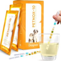 PETNOX 10-Parameter Cat & Dog Urine Test Strips - 30 x Individually Packed & Veterinary Grade Tests - Cat & Dog UTI Test Kit - Pet Test Strips for Urinalysis