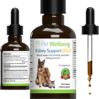 Pet Wellbeing Kidney Support Gold for Dogs - Vet-Formulated - Supports Healthy Kidney Function in Dogs - Natural Herbal Supplement 2 oz (59 ml)