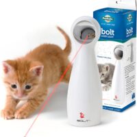 PetSafe Bolt Automatic, Interactive Laser Cat Toy - Adjustable Laser with Random Patterns