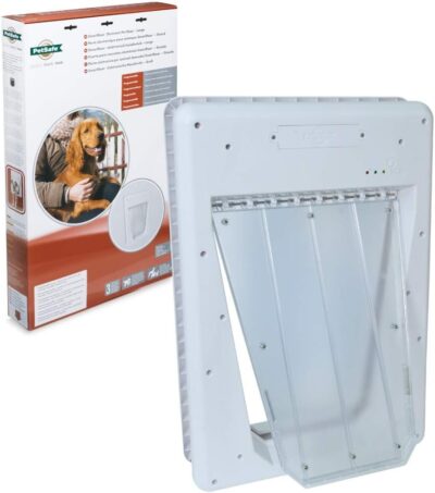 PetSafe, SmartDoor, Selective Entry, Automatic Locking, Multi Key, Energy Efficient, Programmable Pet Door - Large (Not WiFi Connected/App Enabled)