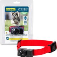 PetSafe Wireless Pet Fence Containment System Receiver Collar Only for Dogs and Cats Over 8 lbs., Waterproof with Tone and Static Correction - from The Parent Company of Invisible Fence Brand