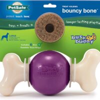 PetSafe® Busy Buddy® Bouncy Bone™, Treat Holding Dog Toy, Large, Best for Dogs Over 75 Lb.