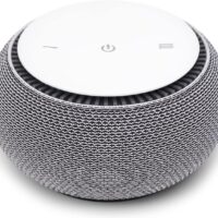 SNOOZ Smart White Noise Machine - Real Fan Inside for Non-Looping White Noise Sounds - App-Based Remote Control, Sleep Timer, and Night Light - Cloud