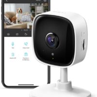 TP-Link Tapo 1080P Indoor Security Camera for Baby Monitor, Dog Camera w/Motion Detection, 2-Way Audio Siren, Night Vision, Cloud & SD Card Storage, Works w/Alexa & Google Home (Tapo C100)