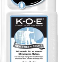 Thornell Odor Eliminator Concentrate – K.O.E. Odor Eliminator for Strong Odor for Cages, Runs & More – Pet Odor Eliminator for Home & Kennel w/Safe, Non-Enzymatic Formula (Fresh Scent, 16 oz)