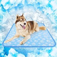 Upgrade Dog Cooling Mat, Cooling Mat for Dogs Large 36'' x 27'', Arc-Chill Q-Max＞0.5 Endothermic Color-Changing Washable Dog Cooling Pad for Summer Outdoor Bed, Non-Slip&Foldable