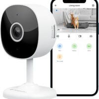 WiFi Camera 2K, Galayou Indoor Home Security Cameras for Baby/Elder/Dog/Pet Camera with Phone app,24/7 SD Card Storage,Works with Alexa & Google Home G7