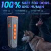 Anti Barking Device No Bark Training Pet Gentle 50FT Remote Control Trainer Handheld 3X Sonic emitters Pet Behavior Corrector Ultrasonic bark Deterrent Devices Outdoor Dog Silencer Indoor - Image 8