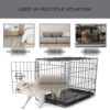 Washable Dog Bed Mat Reversible Dog Crate Pad Soft Fluffy Pet Kennel Beds Dog Sleeping Mattress for Large Jumbo Medium Small Dogs, 47 x 29 Inch, Grey - Image 4