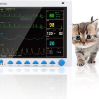 CONTEC 12.1 inch Veterinary Multi-parameters Patient Monitor from Large Screen Animal use