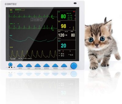 CONTEC 12.1 inch Veterinary Multi-parameters Patient Monitor from Large Screen Animal use