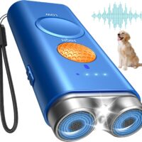 Dog Bark Deterrent Device Stops Bad Behavior, Anti Barking Device for Dogs Ultrasonic Dog Training Device Barking Silencer Safe for Human & Dogs Indoor Outdoor,Rechargeable Handheld 50ft Range