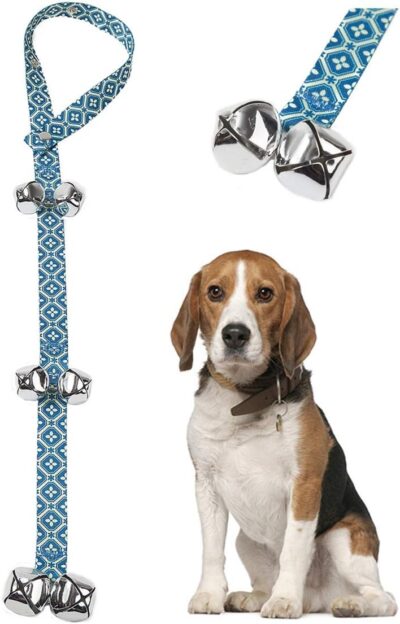 Pet Heroic Dog DoorBells for Potty Training & House Training, Unique Style & Premium Quality, Loud & Crisp DoorBells, Adjustable Door Bell Length for Small, Medium and Large Dogs