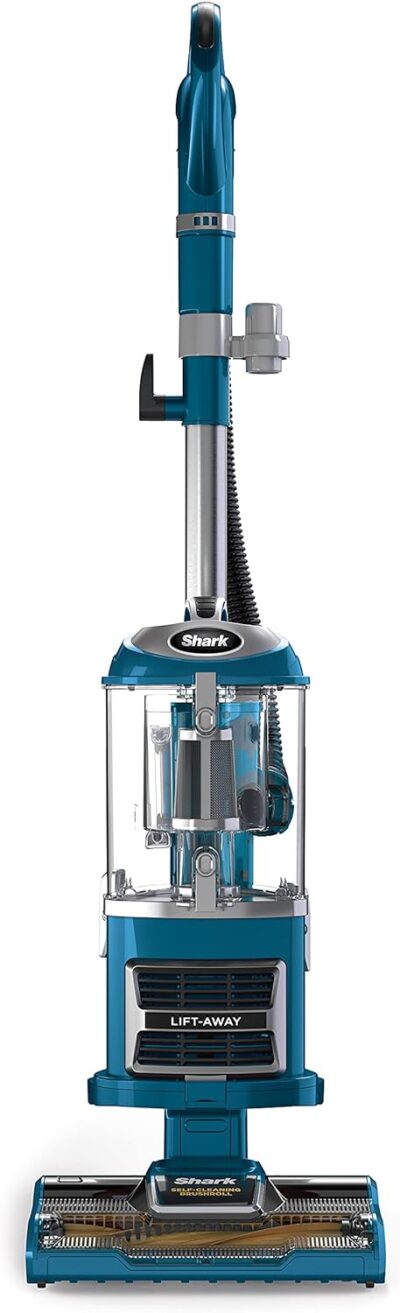 Shark ZU503AMZ Navigator Lift-Away Upright Vacuum with Self-Cleaning Brushroll, HEPA Filter, Swivel Steering, Upholstery Tool & Pet Crevice Tool, Perfect for Pets & Multi-Surface, Teal